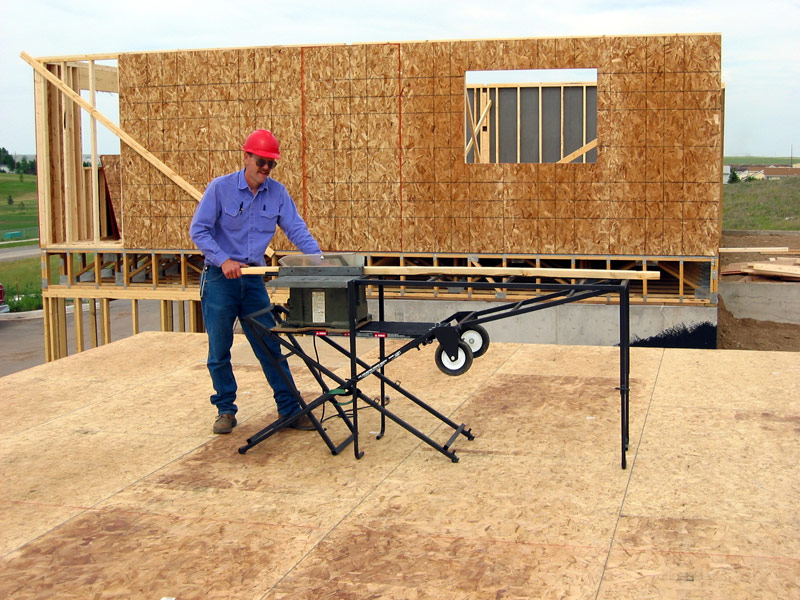 Table Saw Wood Floor Fix